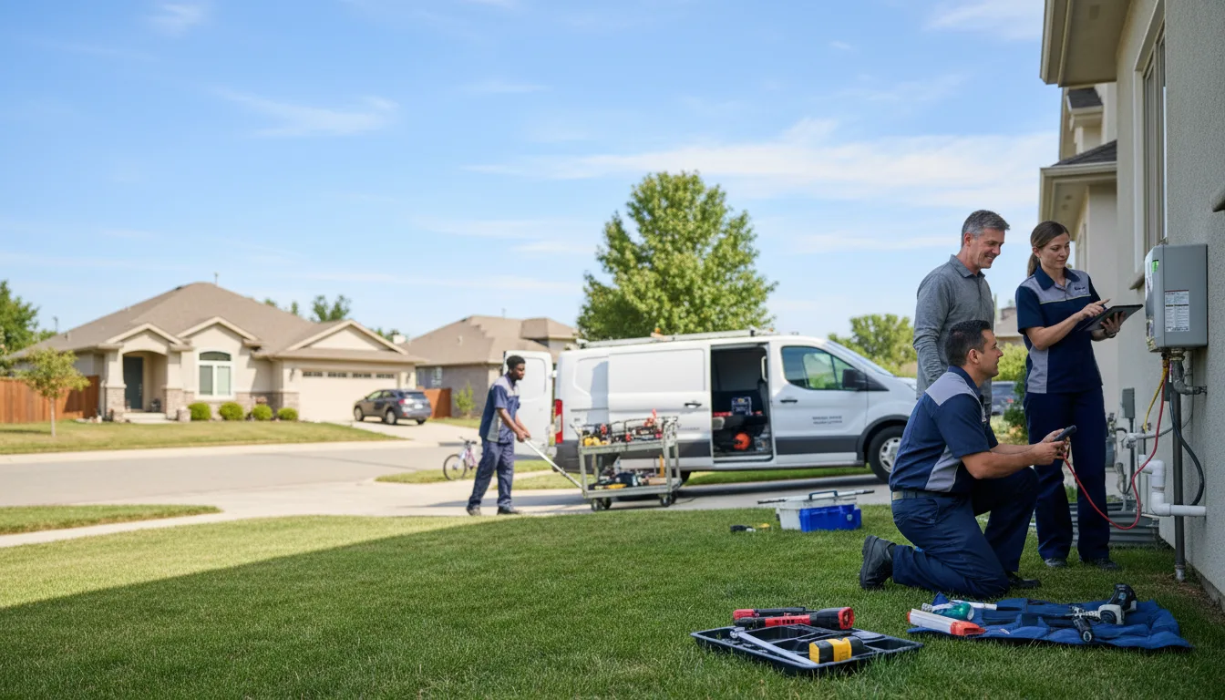 Tankless water heater service in Polk, OH